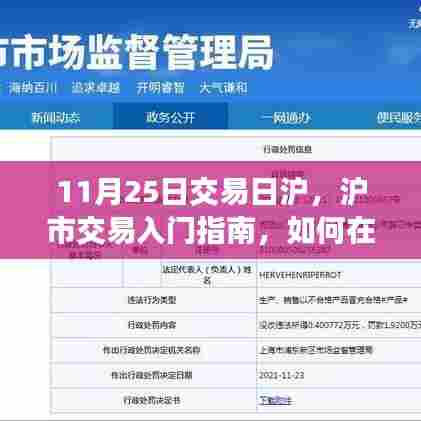 11月25日交易日沪市交易入门指南，成功参与沪市交易的关键步骤