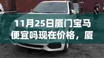 厦门市场深度测评，宝马车型最新价格及综合表现（11月25日）