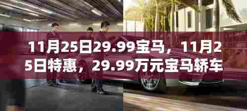 11月25日特惠,29.99万元宝马轿车全面评测与介绍,超值价格不容错过!