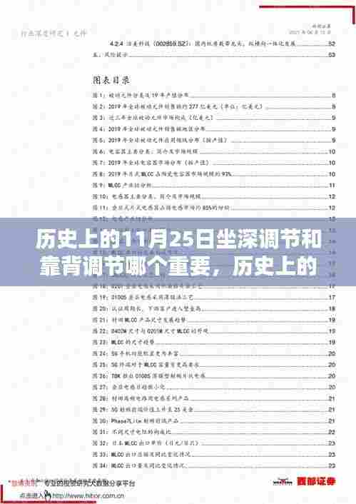 观点阐述，历史上的11月25日，坐深调节与靠背调节的重要性比较与观点阐述。