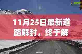 11月25日最新道路解封,终于解封了!踏上自然美景的探索之旅,寻找内心的平和宁静