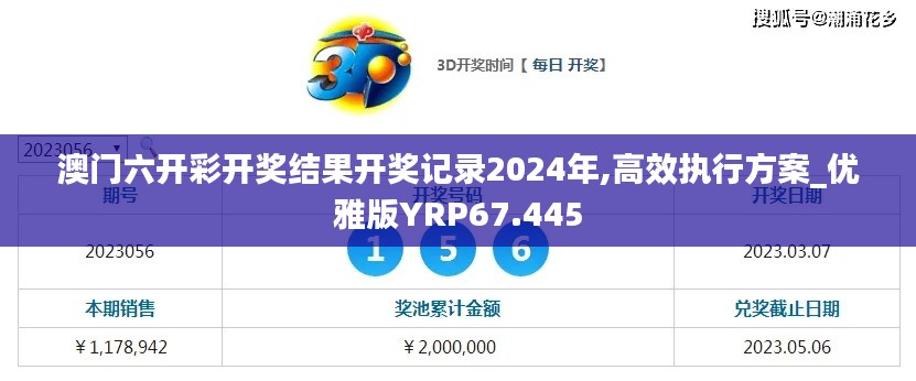 澳门六开彩开奖结果开奖记录2024年,高效执行方案_优雅版YRP67.445