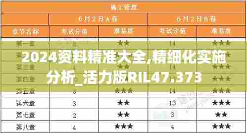 2024资料精准大全,精细化实施分析_活力版RIL47.373