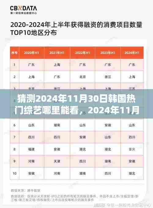 2024年11月30日韩国热门综艺观看指南，在线平台的优势与挑战