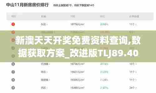 新澳天天开奖免费资料查询,数据获取方案_改进版TLJ89.406