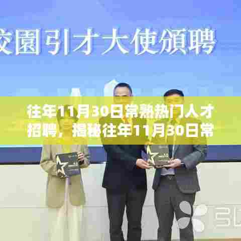 揭秘常熟往年11月30日热门人才招聘趋势及市场动态分析