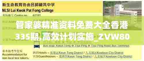 管家婆精准资料免费大全香港335期,高效计划实施_ZVW80.980经典版