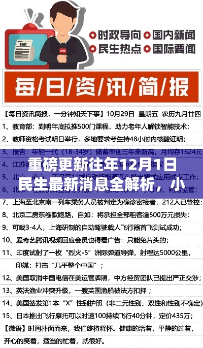 小红书带你洞悉时事热点,重磅更新往年12月1日民生最新消息全解析