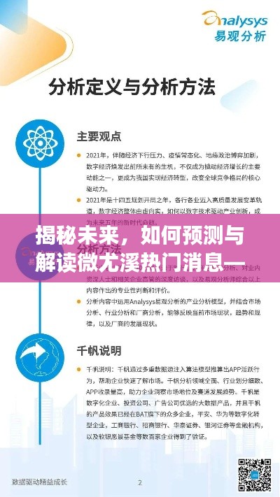 揭秘未来,如何预测与解读微尤溪热门消息——初学者与进阶用户指南