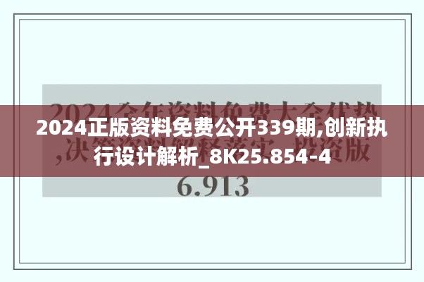 2024正版资料免费公开339期,创新执行设计解析_8K25.854-4