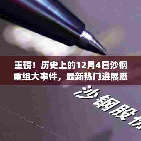 沙钢重组大事件揭秘,历史性的12月4日最新进展悉数呈现