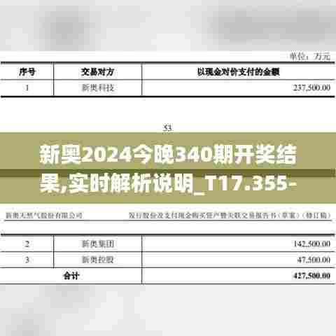 新奥2024今晚340期开奖结果,实时解析说明_T17.355-4