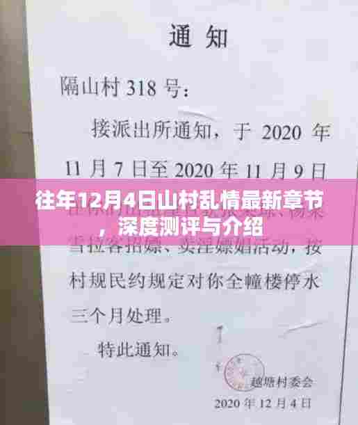 往年12月4日山村乱情最新章节揭秘,深度测评与介绍