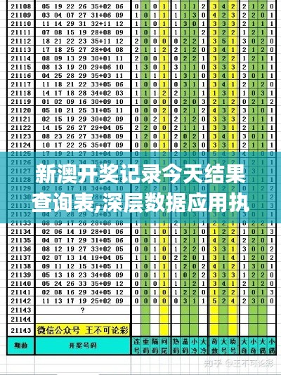 新澳开奖记录今天结果查询表,深层数据应用执行_AR版7.316
