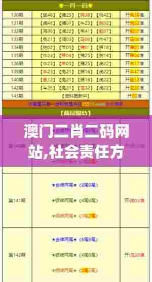澳门二肖二码网站,社会责任方案执行_AP16.629