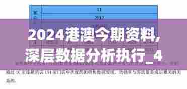 2024港澳今期资料,深层数据分析执行_4DM1.209