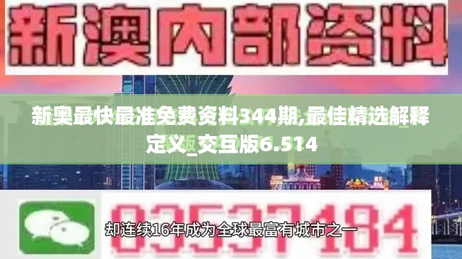 新奥最快最准免费资料344期,最佳精选解释定义_交互版6.514