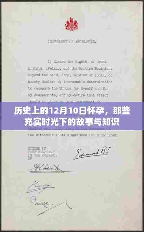 历史上的怀孕故事,在充实时光下的孕育与知识分享(12月10日)