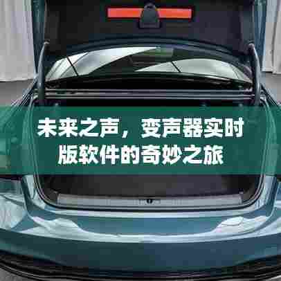 未来之声,实时变声器软件的奇妙探索之旅
