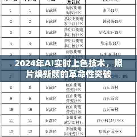 2024年AI实时上色技术,照片焕新颜的革命性飞跃