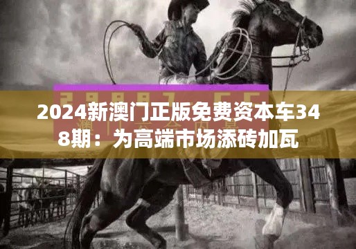 2024新澳门正版免费资本车348期:为高端市场添砖加瓦