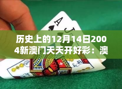 历史上的12月14日2004新澳门天天开好彩:澳门博彩业与社会责任