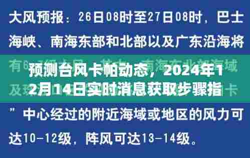 台风卡帕动态预测,实时消息获取步骤指南(2024年12月14日更新)