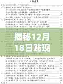 揭秘,贴现率实时动态(12月18日),影响、趋势与未来展望