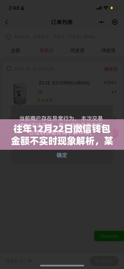 往年微信钱包延迟结算现象解析,观点探讨与原因探究