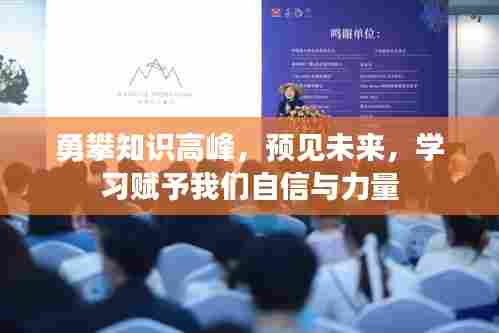 勇攀知识高峰,学习赋予我们自信与力量,预见未来之光
