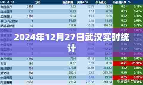 武汉实时统计,2024年12月27日数据报告