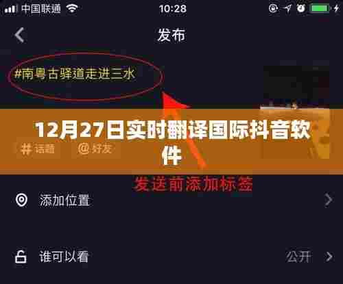 国际抖音软件实时翻译功能解析