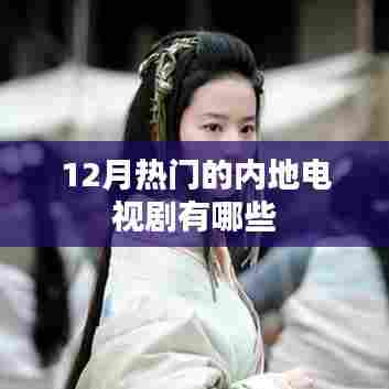 12月必追内地电视剧榜单