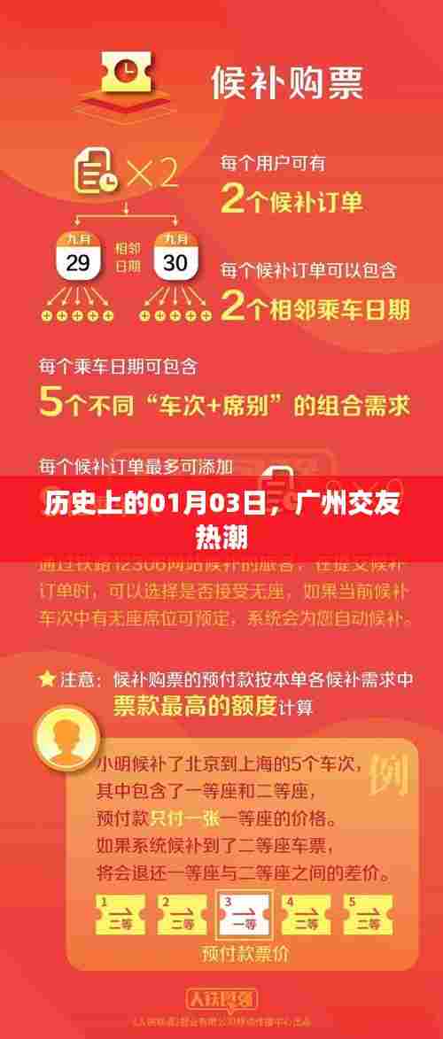 广州交友热潮的启航日，历史上的1月3日