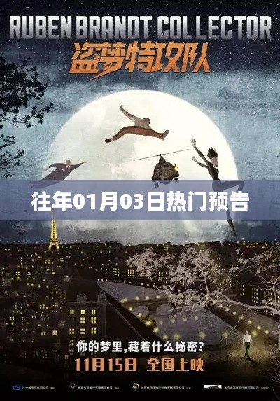 历年一月三日盛事前瞻，热门事件抢先看