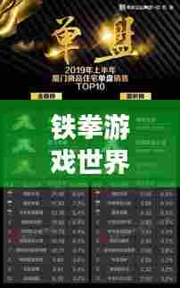 铁拳游戏世界高手排行榜TOP榜单揭晓！