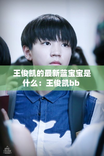 王俊凯的最新蓝宝宝是什么：王俊凯bb 