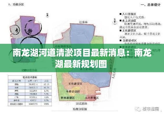南龙湖河道清淤项目最新消息:南龙湖最新规划图