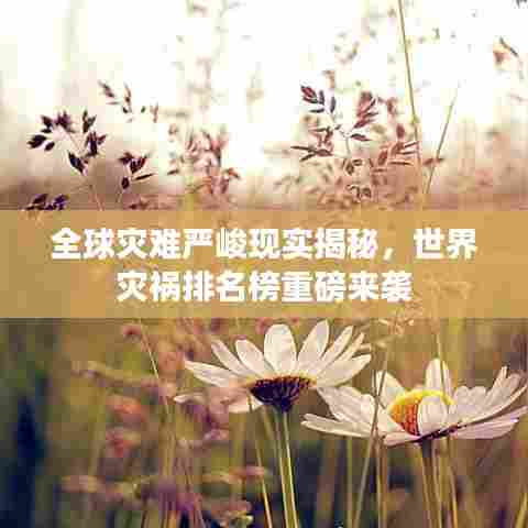 全球灾难严峻现实揭秘,世界灾祸排名榜重磅来袭