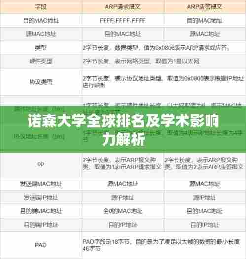 诺森大学全球排名及学术影响力解析