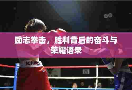 励志拳击,胜利背后的奋斗与荣耀语录