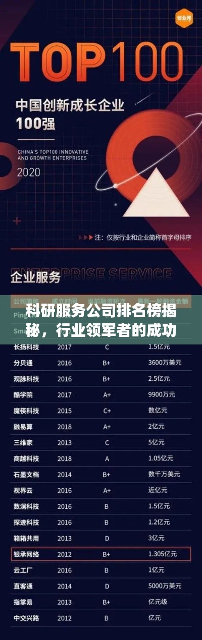 科研服务公司排名榜揭秘,行业领军者的成功奥秘探索!